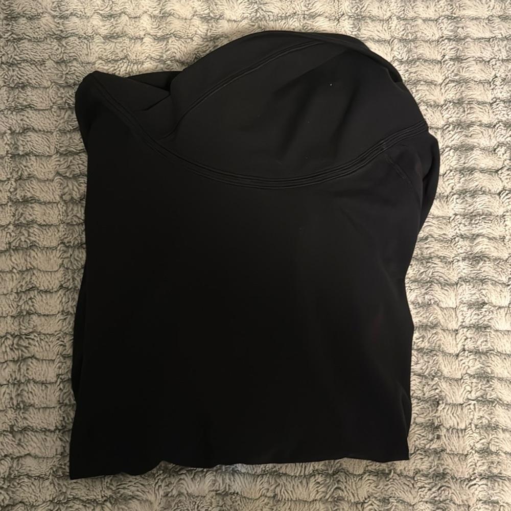 Black lululemon funnel neck sweatshirt